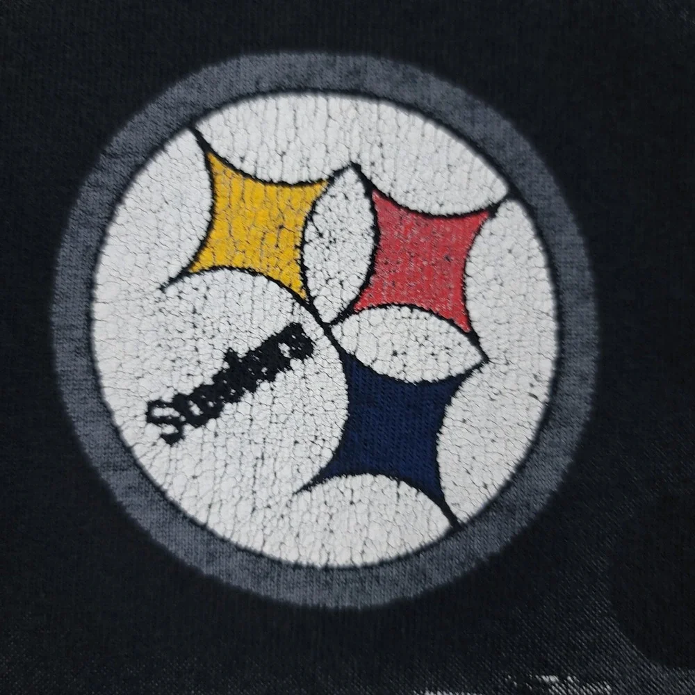 Vintage Pittsburgh Steelers Shirt Mens XL Black 1994 Central Division Champions - Picture 11 of 15